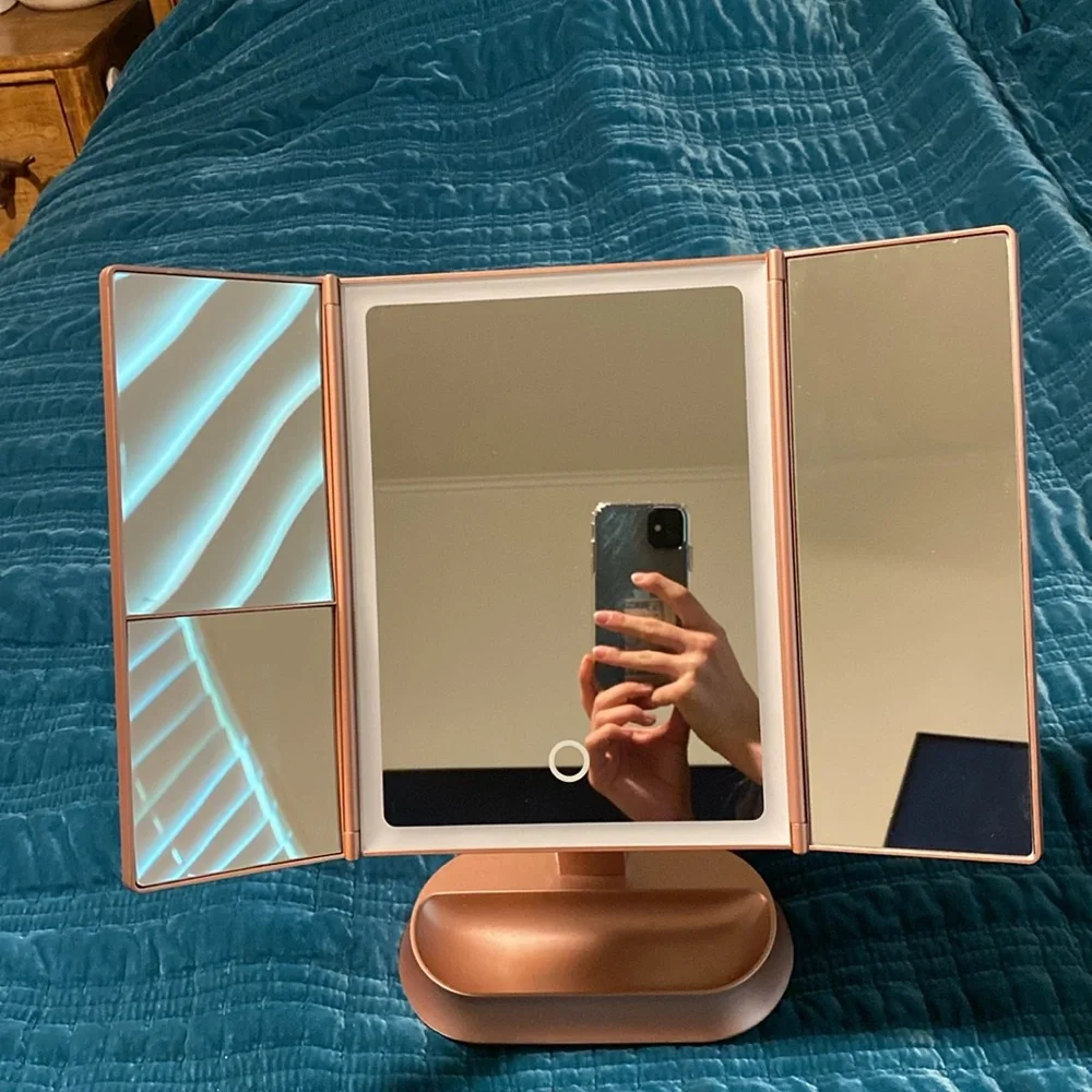 Cute rose gold mirror